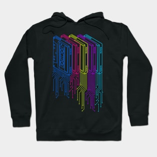 Retro minimal cassette tapes Hoodie